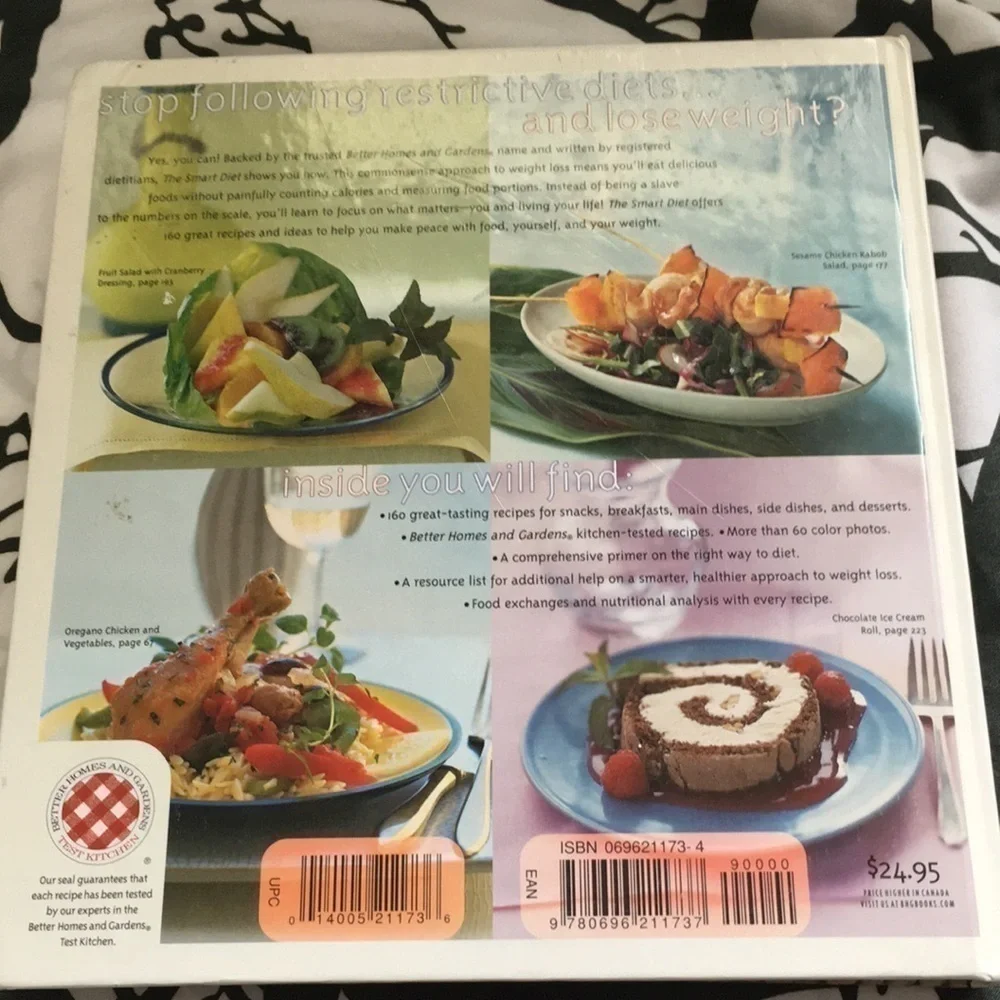The Smart Diet Better Homes and Gardens Hardcover Book 2000 Weight Loss Cookbook